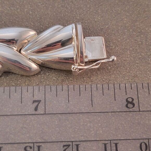 Milor Sterling Leaf Link Brac… - Picture 10 of 12